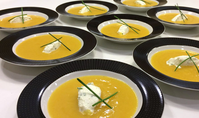 Cremas realizadas en la escuela de cocina Mireia Carbó